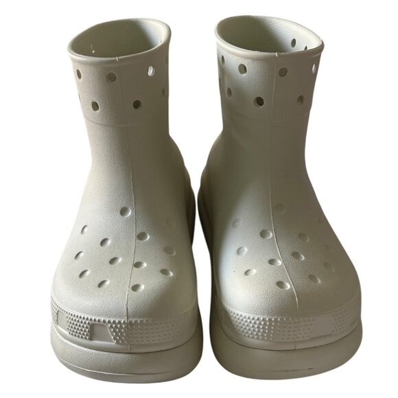 Crocs Crush Rain Boots Bone Size 7 Women/5 Men - Picture 7 of 11